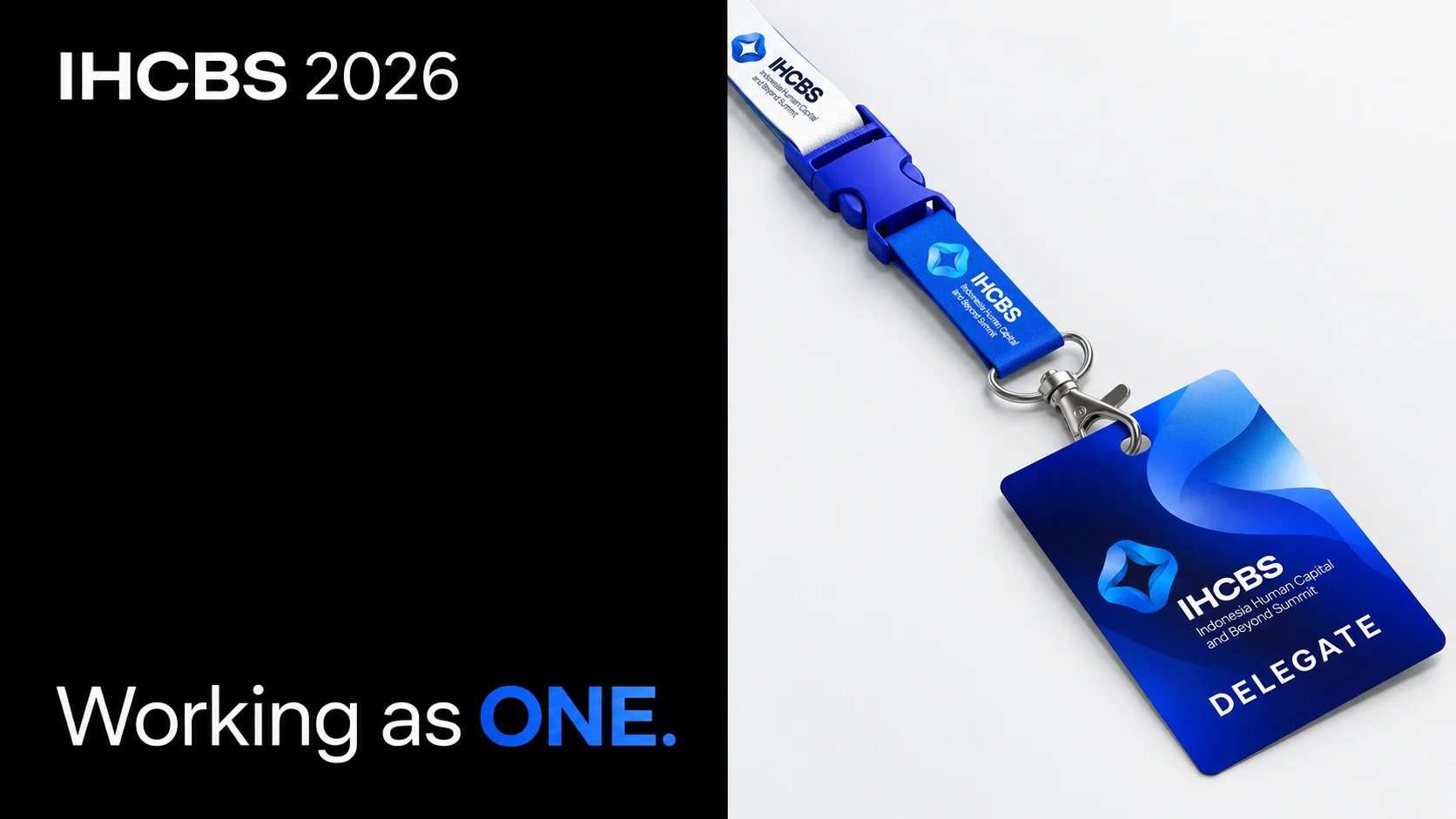 IHCBS 2027. The Human Advantage. Delegate badge.