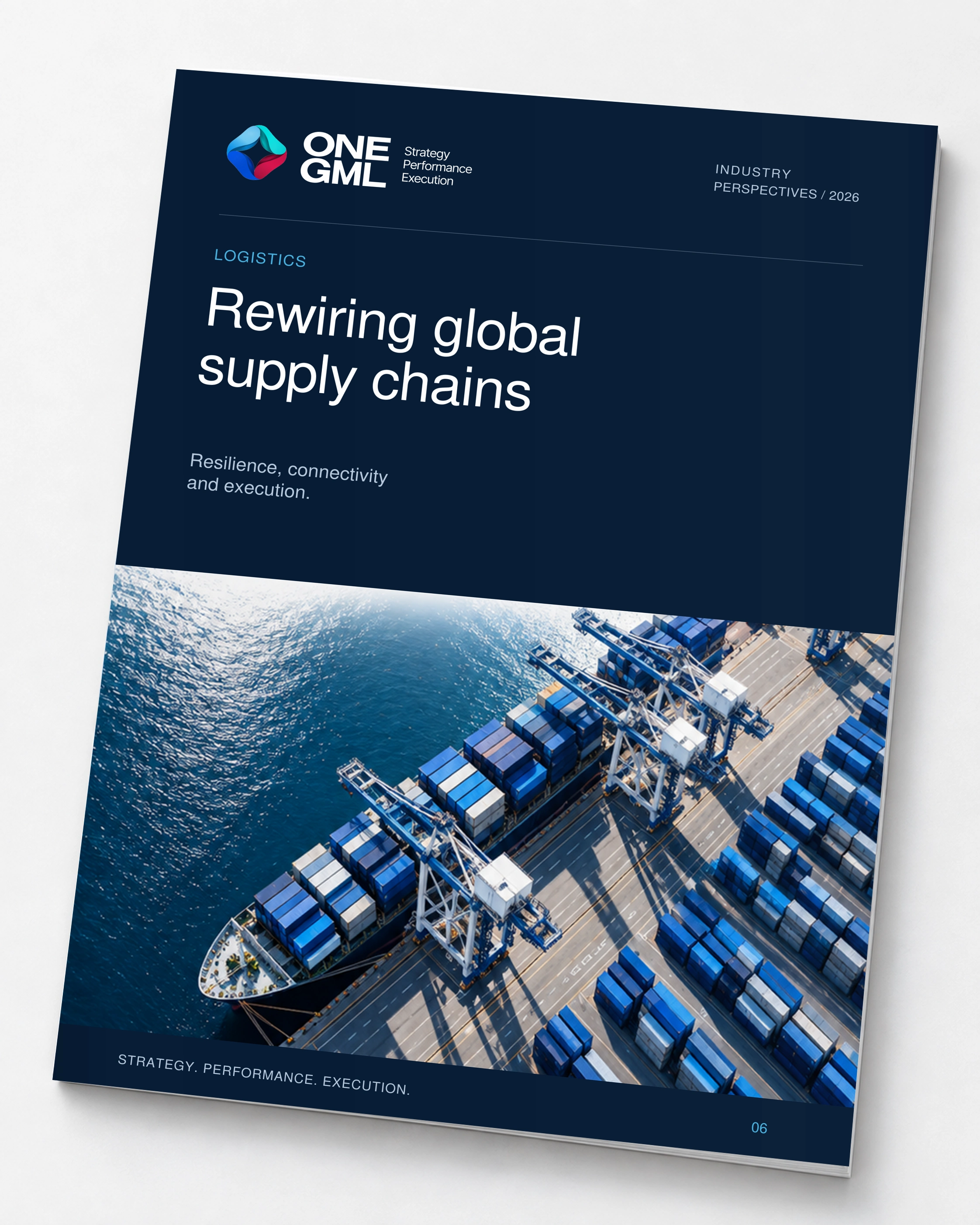 ONE GML Logistics report magazine: Rewiring global supply chains.